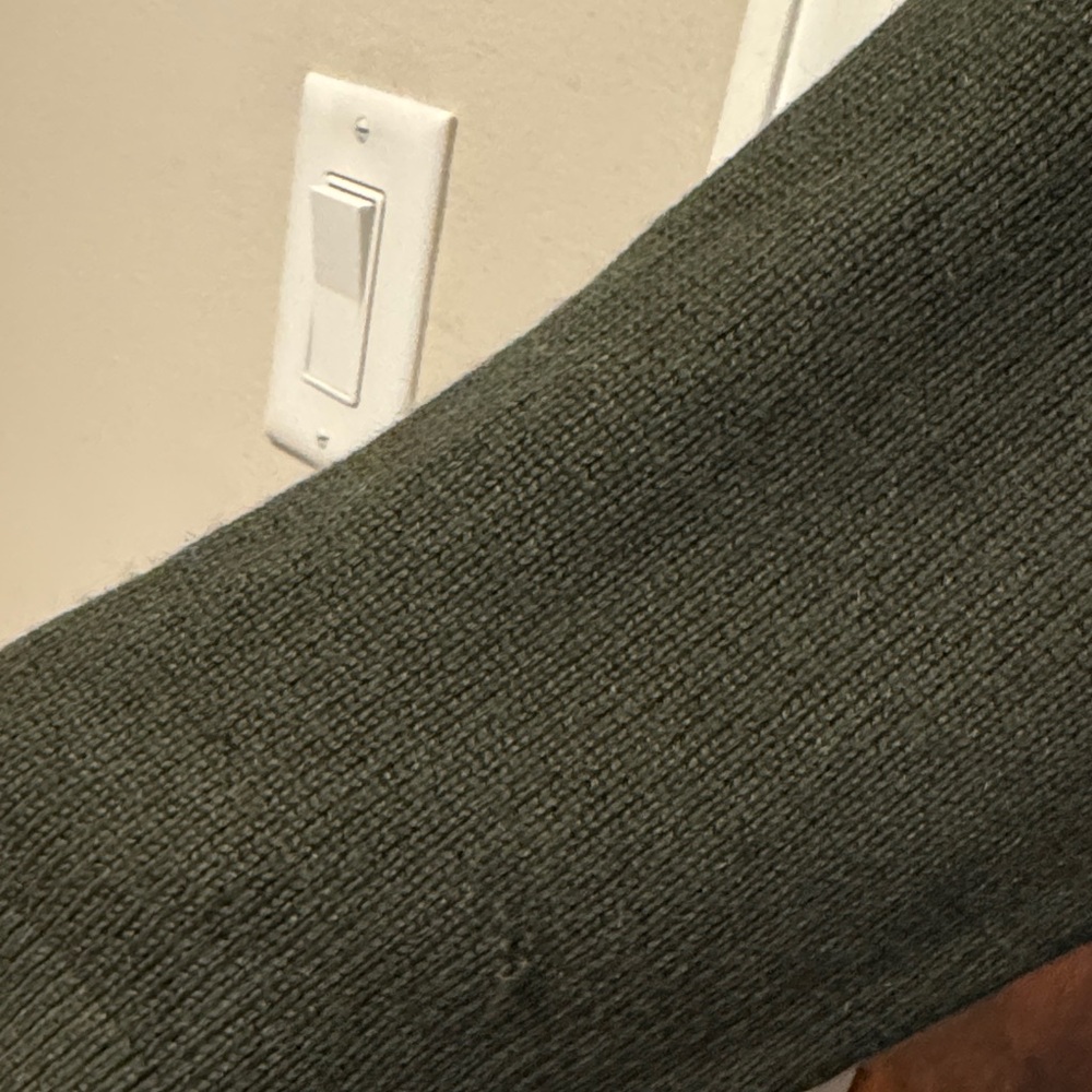 Ann Taylor Olive Green Button-Down Cardigan Sweater - Picture 2 of 4